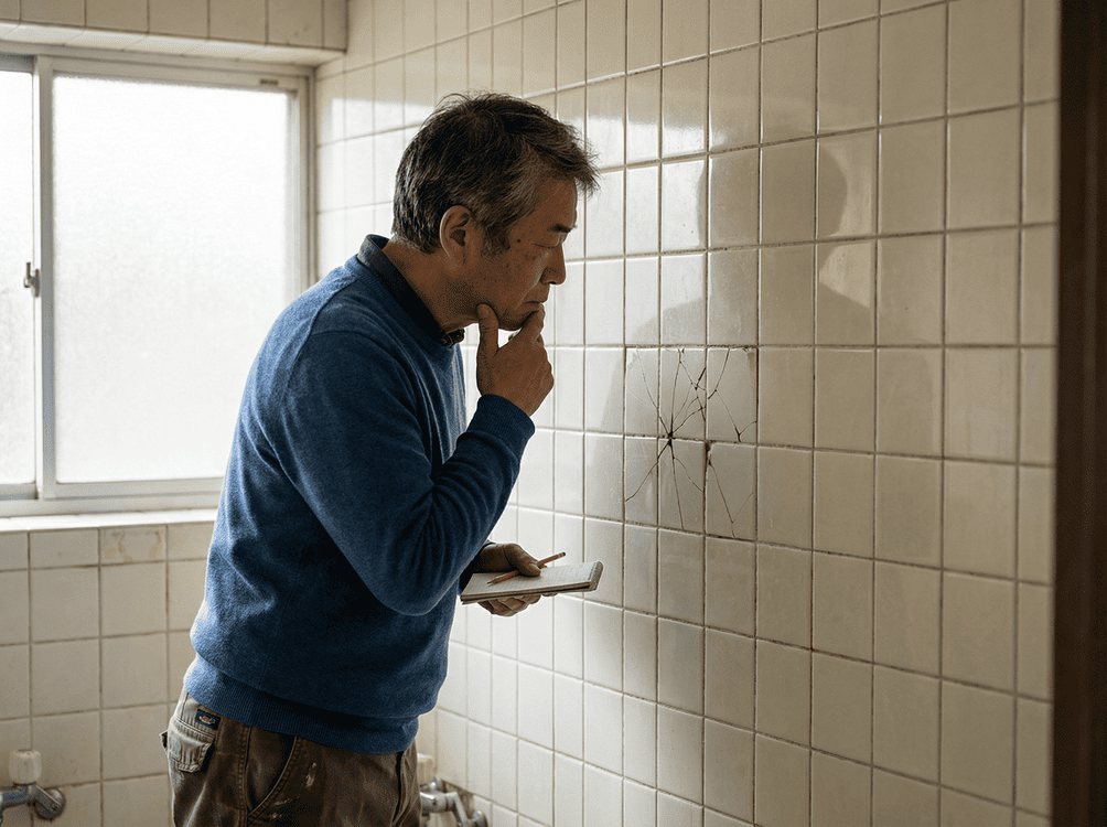 磁磚出問題別急著全打掉，局部修補才是精準解法